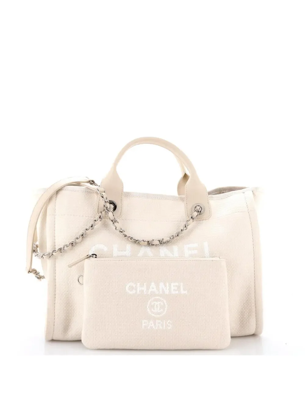 Chanel Deauville Nm Tote Mixed Fibers #323594C42B